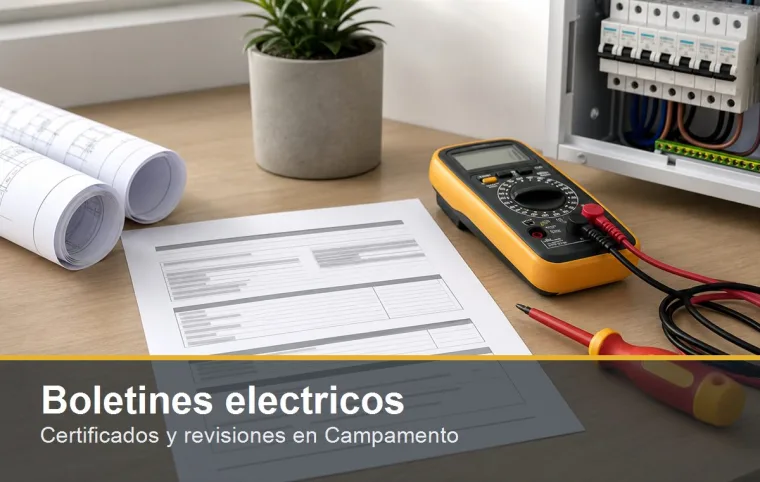 Boletines electricos en Campamento